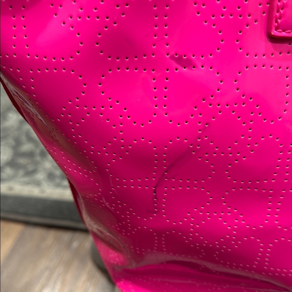 Kate Spade Pink Nylon Tote with Glossy Finish - Picture 5 of 11